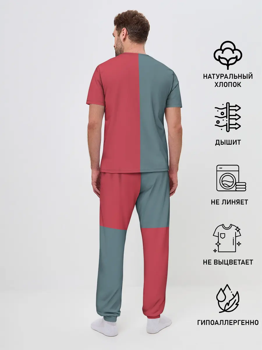 Мужская пижама с брюками / GACHI RB 3D