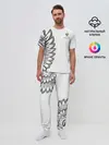 Мужская пижама с брюками / Russia | MSKSide 3D Logo