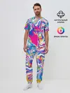 Мужская пижама с брюками / Floppa Art
