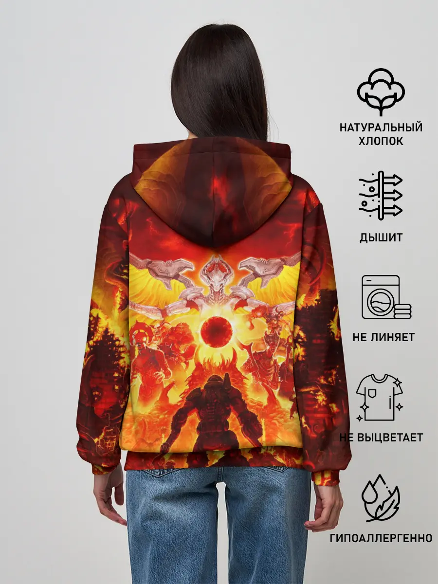 Женское худи / DOOM