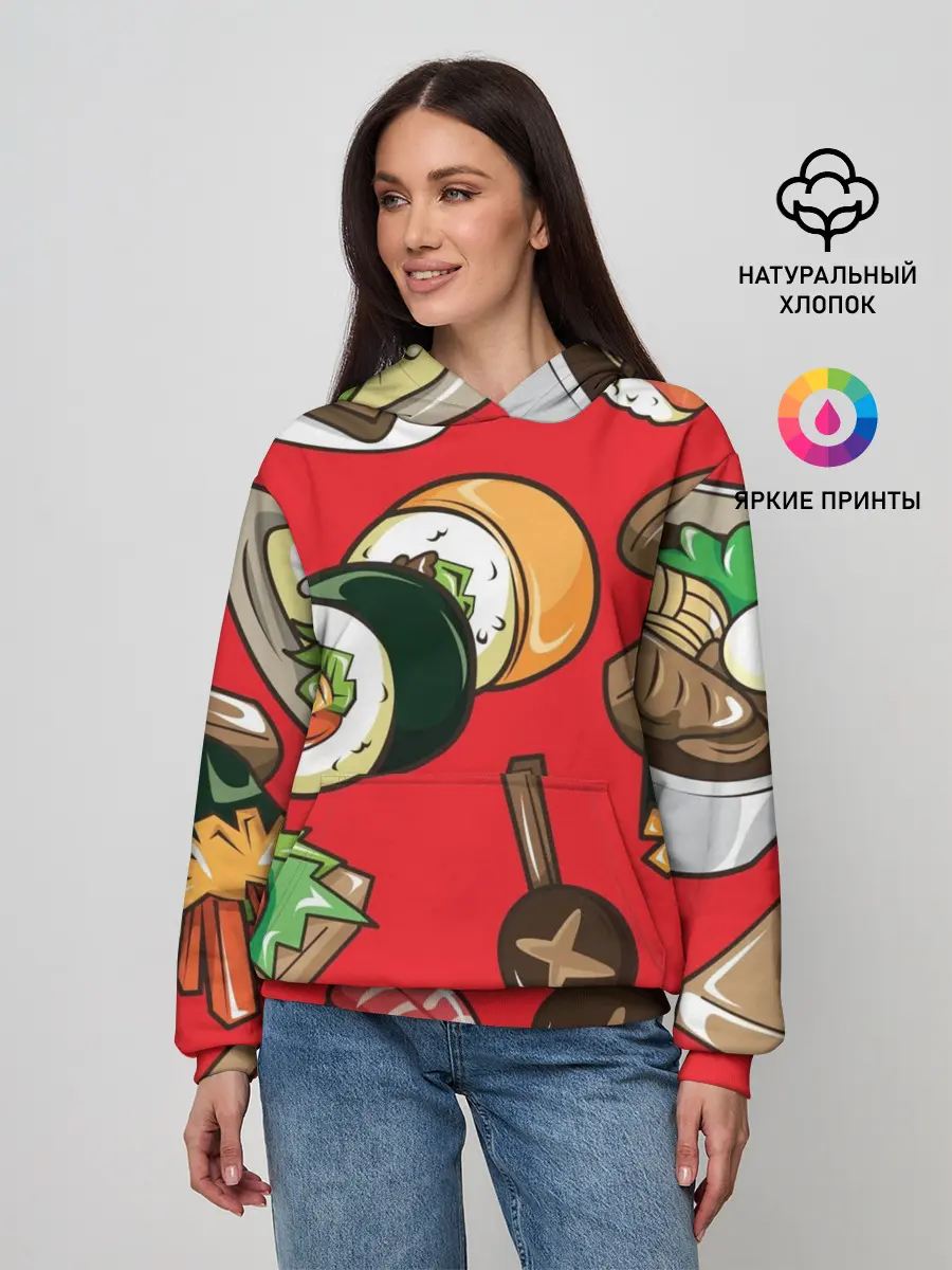 Женское худи / Еда