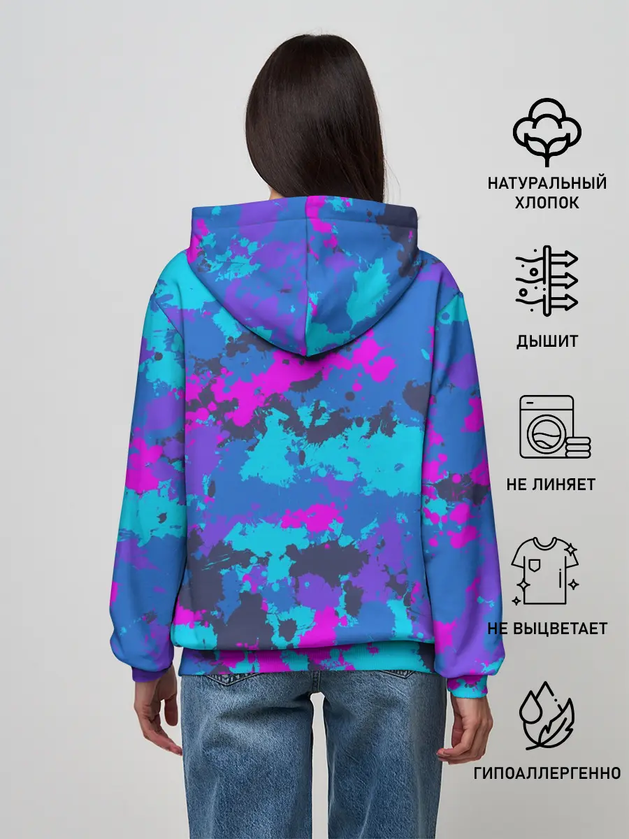 Женское худи / Неоновые краски