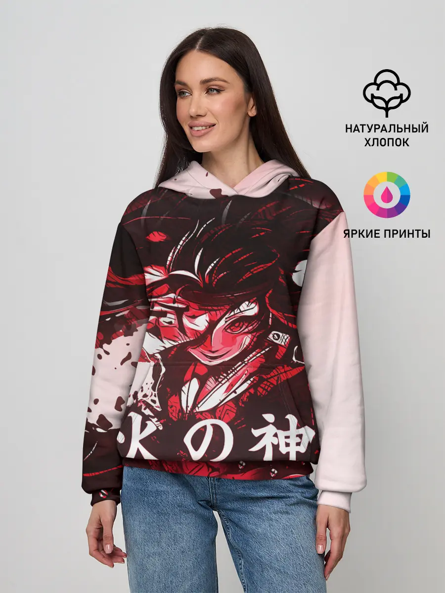 Женское худи / КЛИНОК РАССЕКАЮЩИЙ ДЕМОНОВ