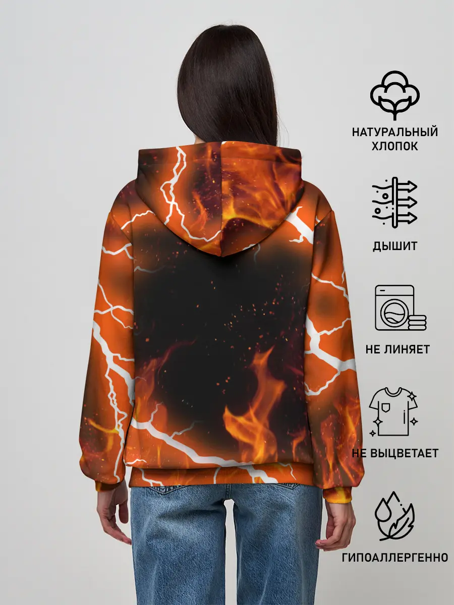 Женское худи / КЛИНОК РАССЕКАЮЩИЙ ДЕМОНОВ