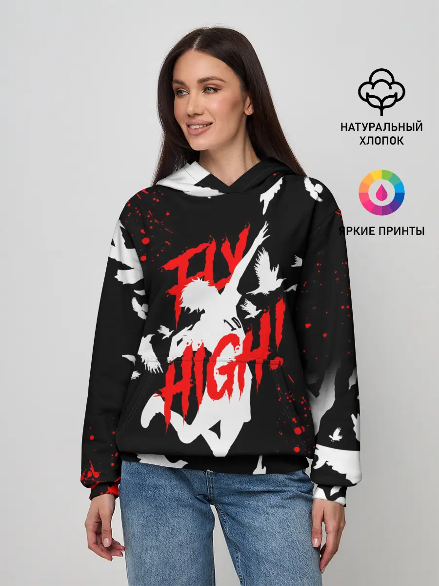 Женское худи / Haikyu birds