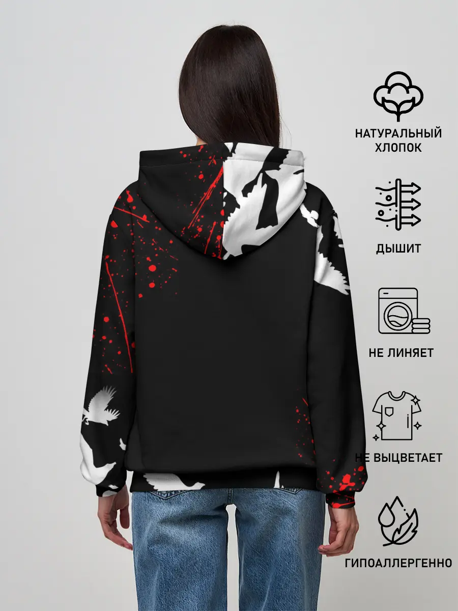 Женское худи / Haikyu birds