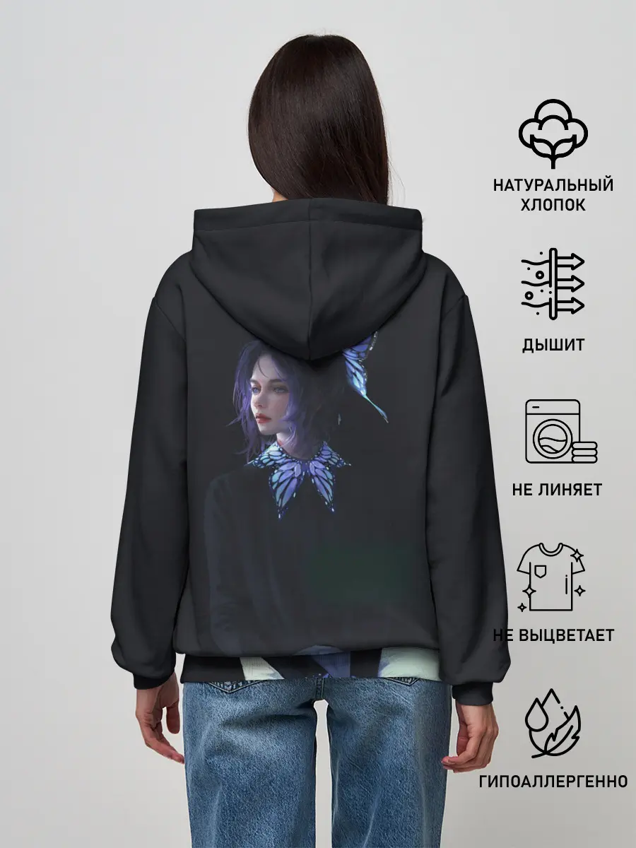 Женское худи / КЛИНОК РАССЕКАЮЩИЙ ДЕМОНОВ