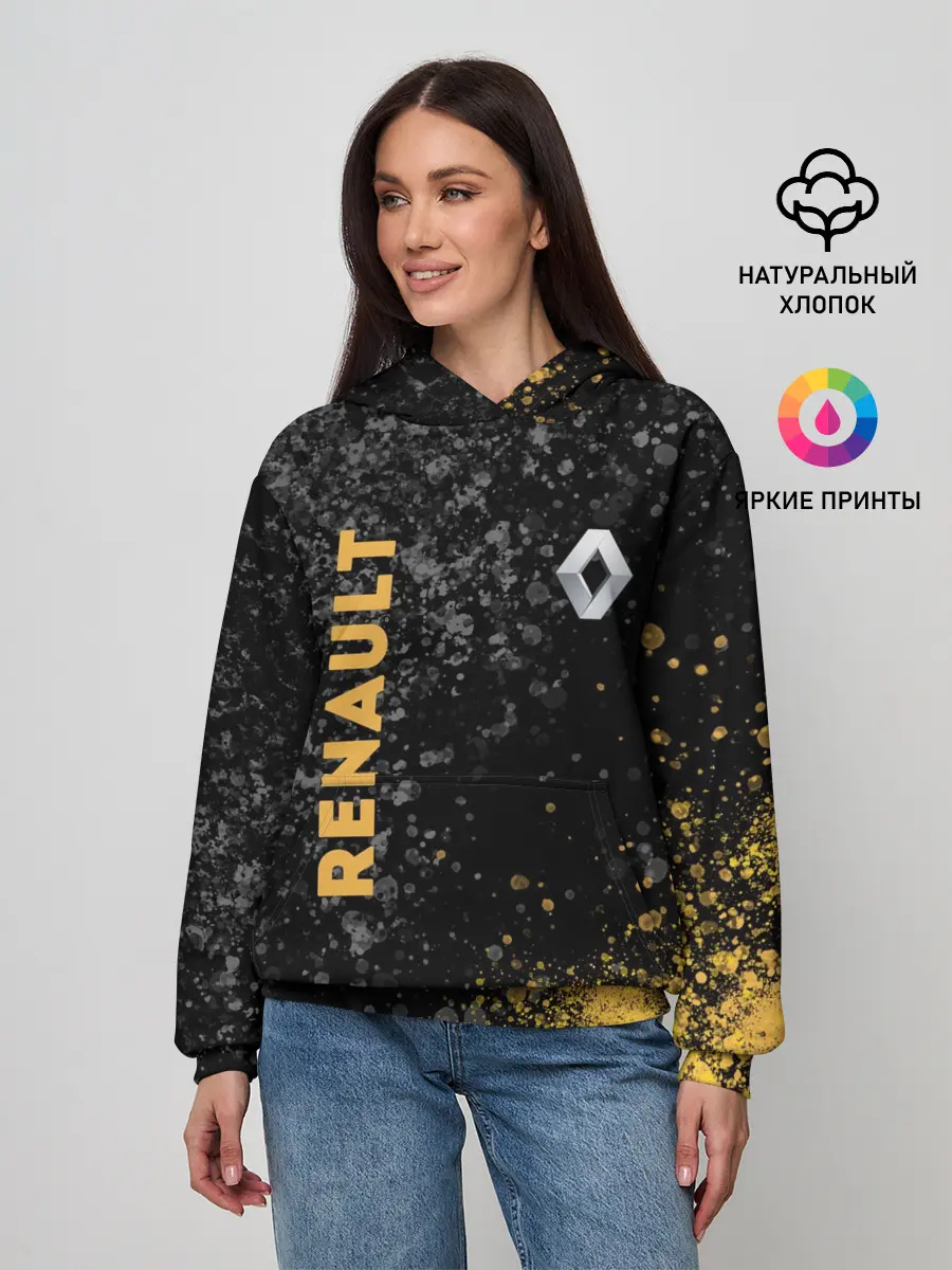 Женское худи / Renault | Брызги