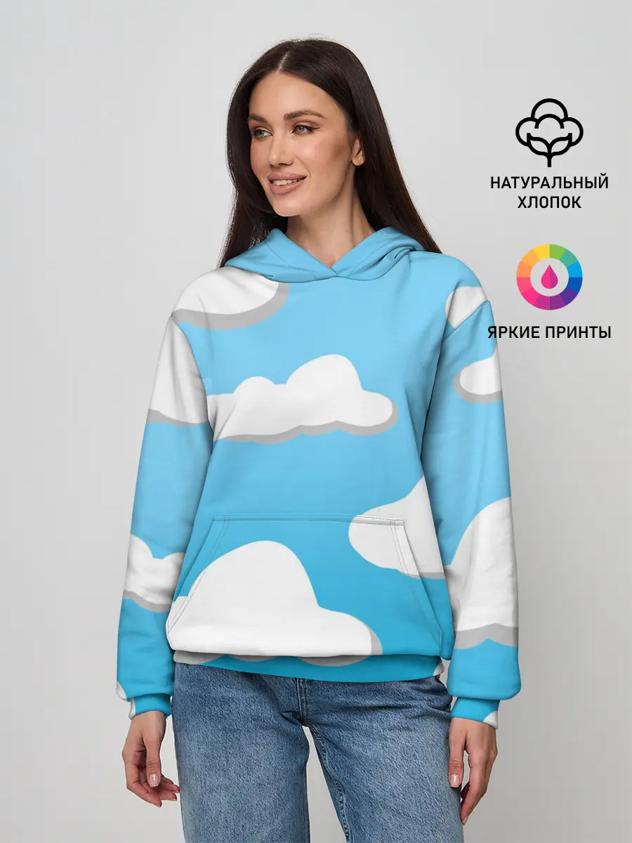 Женское худи / Небо