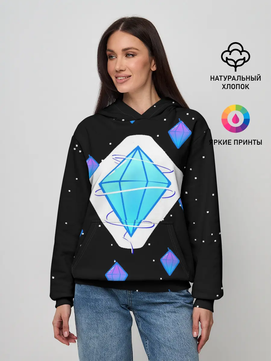 Женское худи / Алмаз