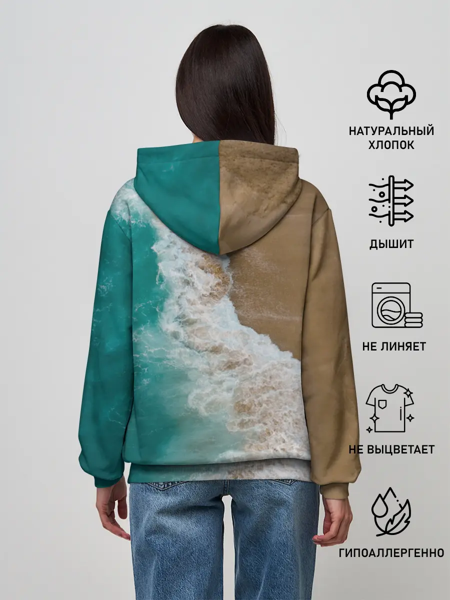 Женское худи / Пляж / beach