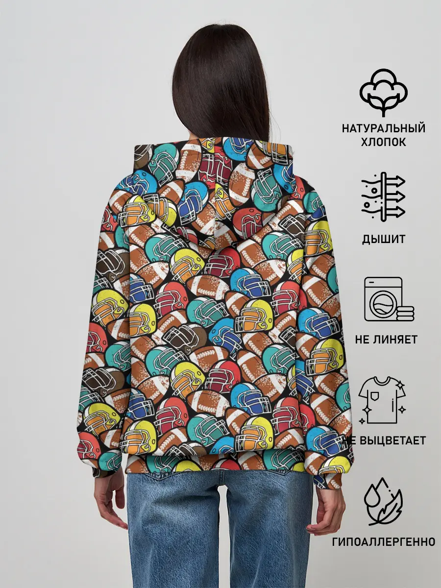 Женское худи / Американский Футбол