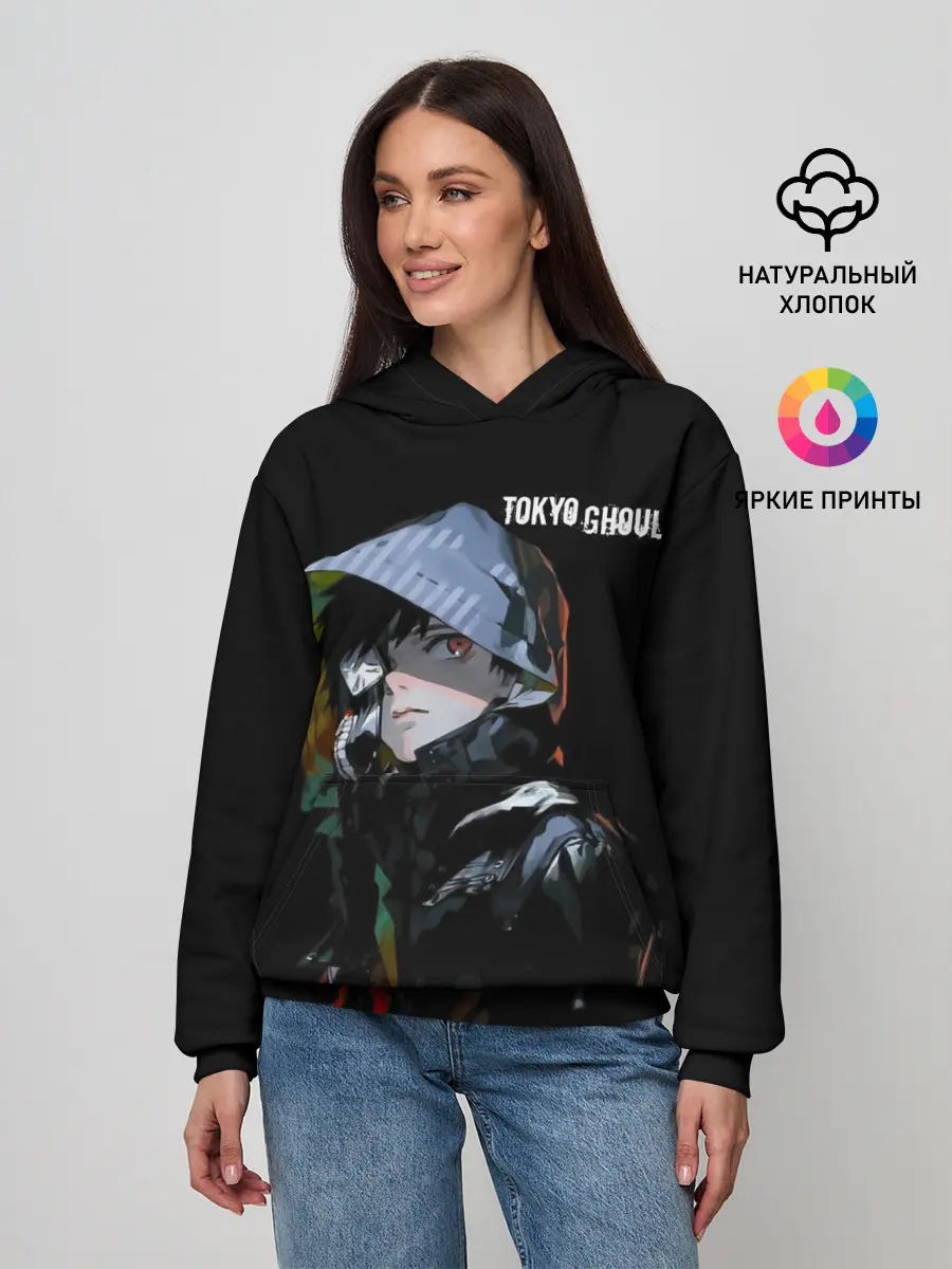 Женское худи / Канеки Кен с капюшоном