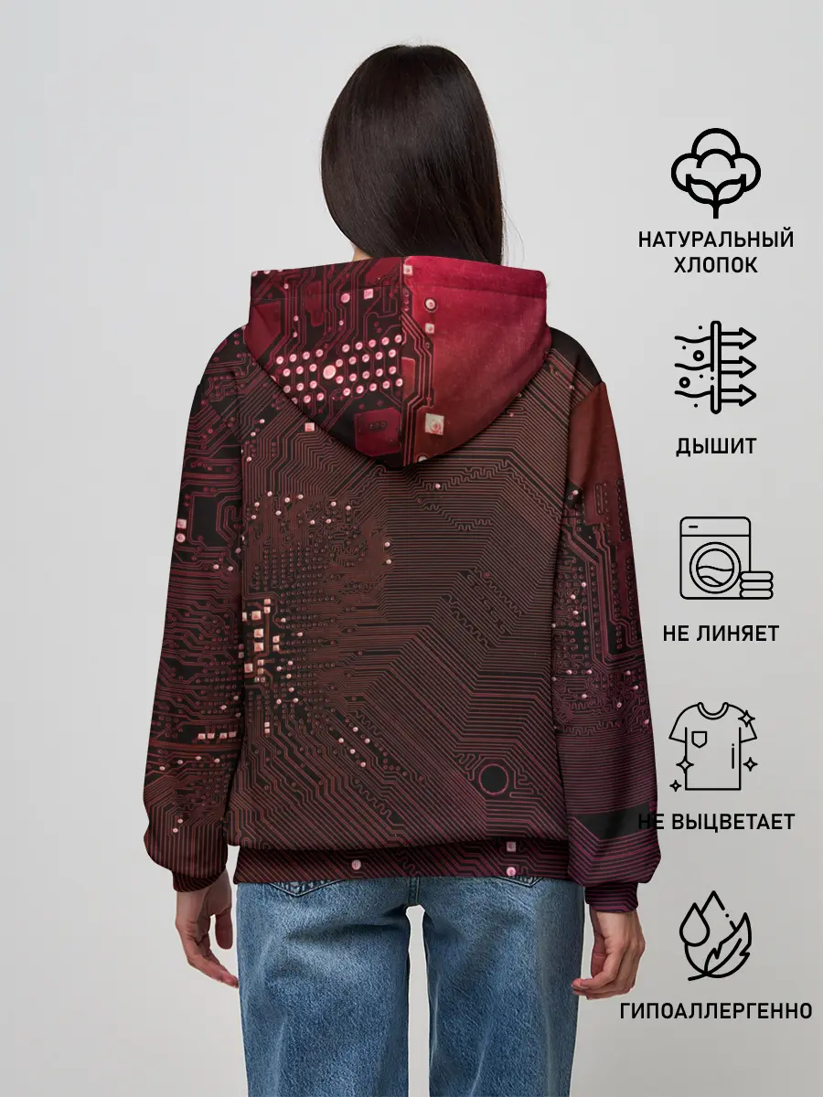 Женское худи / МАТЕРИНСКАЯ ПЛАТА