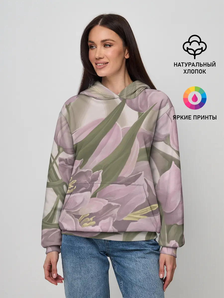 Женское худи / Сахарный розовый