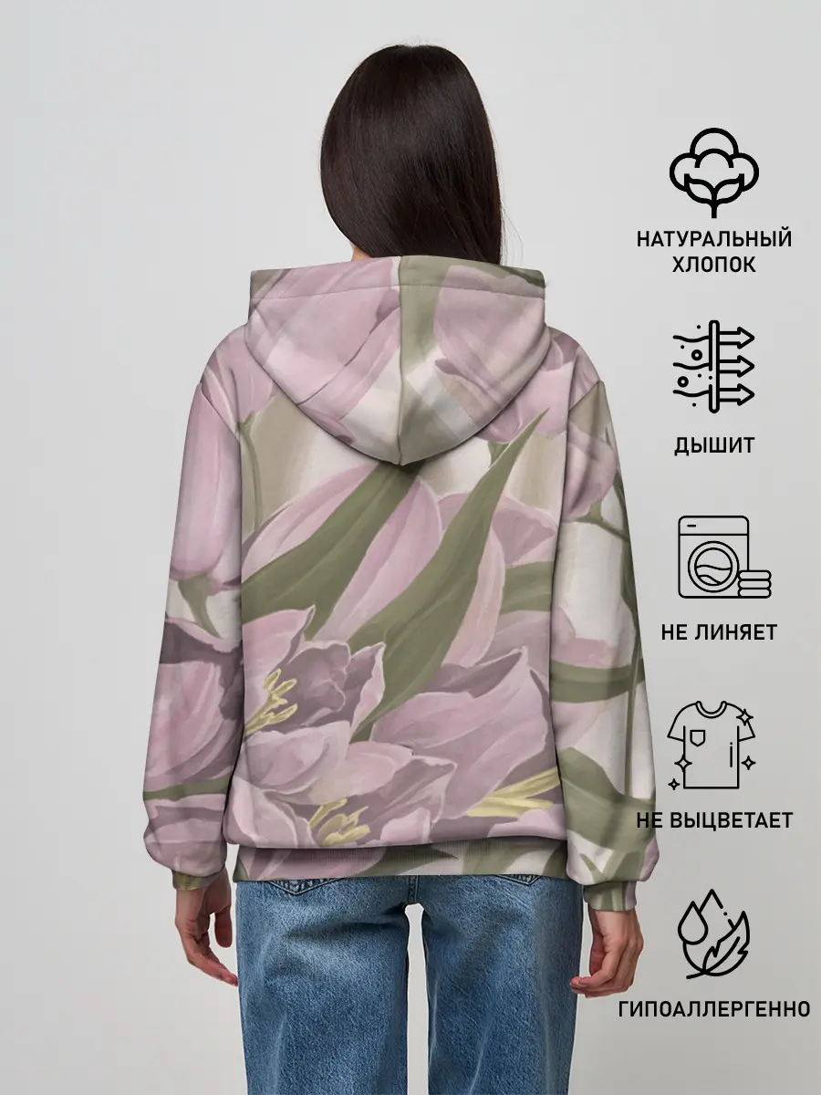 Женское худи / Сахарный розовый