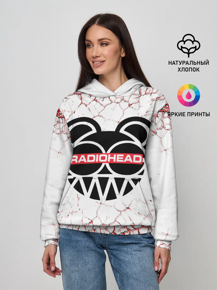Женское худи / radiohead.