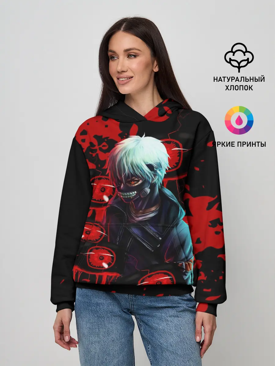 Женское худи / Kaneki | Токийский Гуль