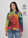 Женское худи / Геометрическая Абстракция