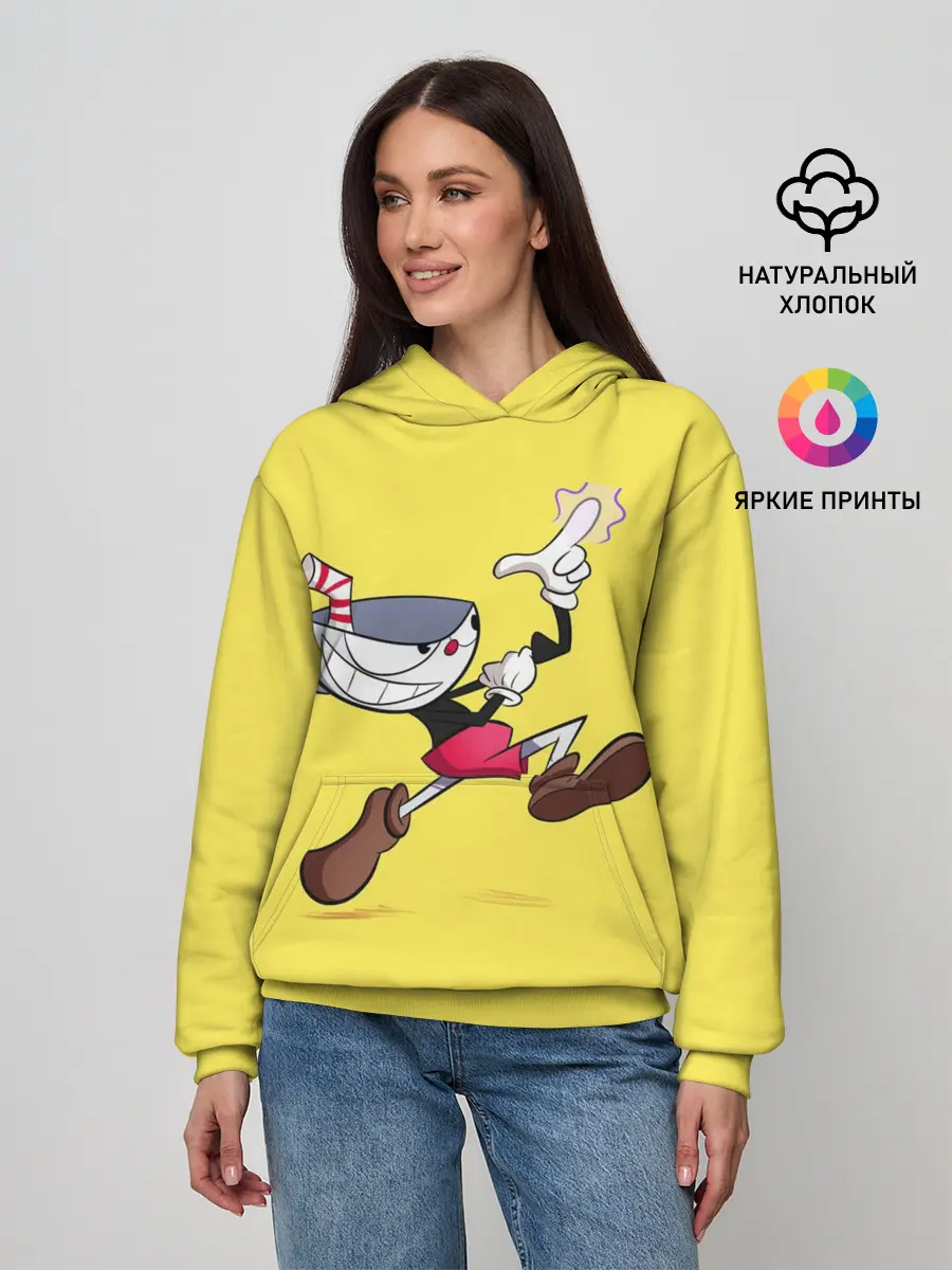 Женское худи / CUPHEAD|