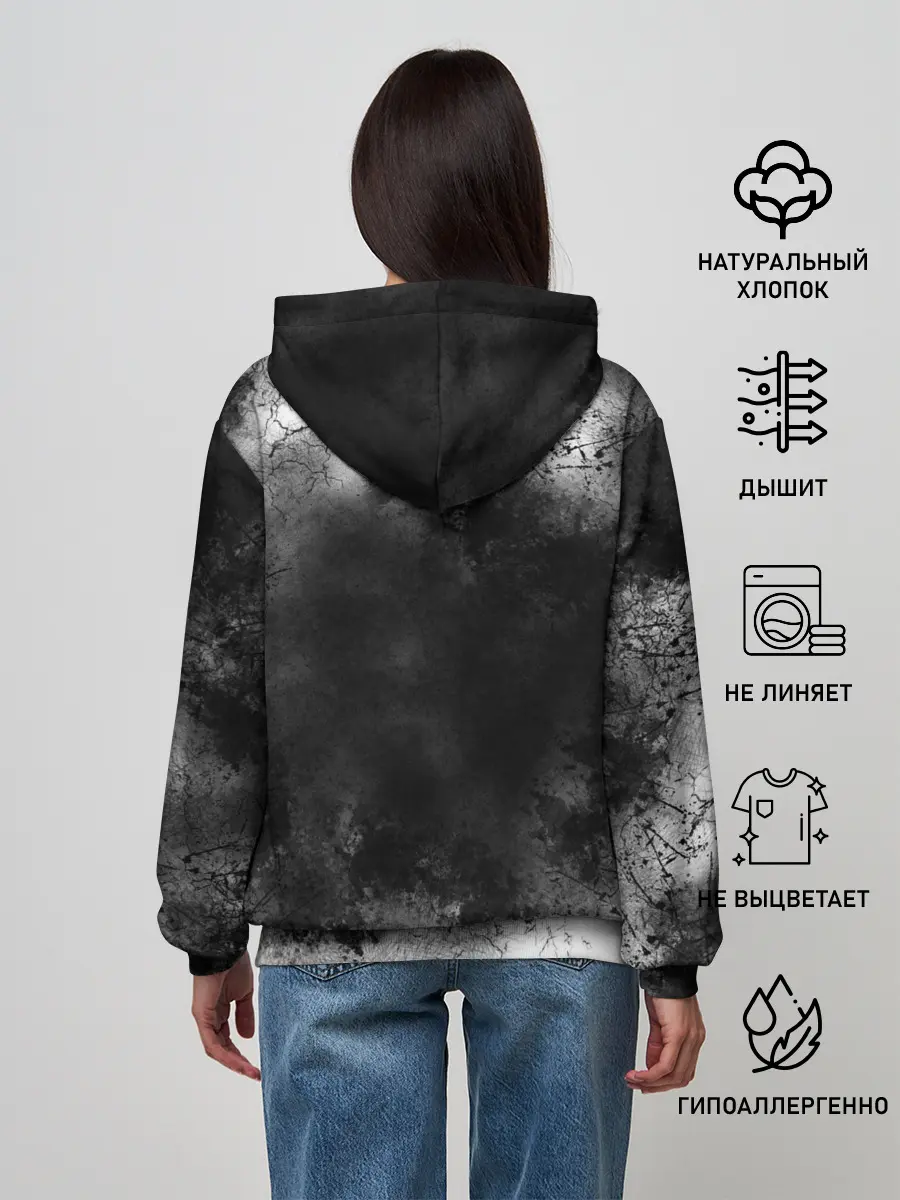 Женское худи / Гатс акварель