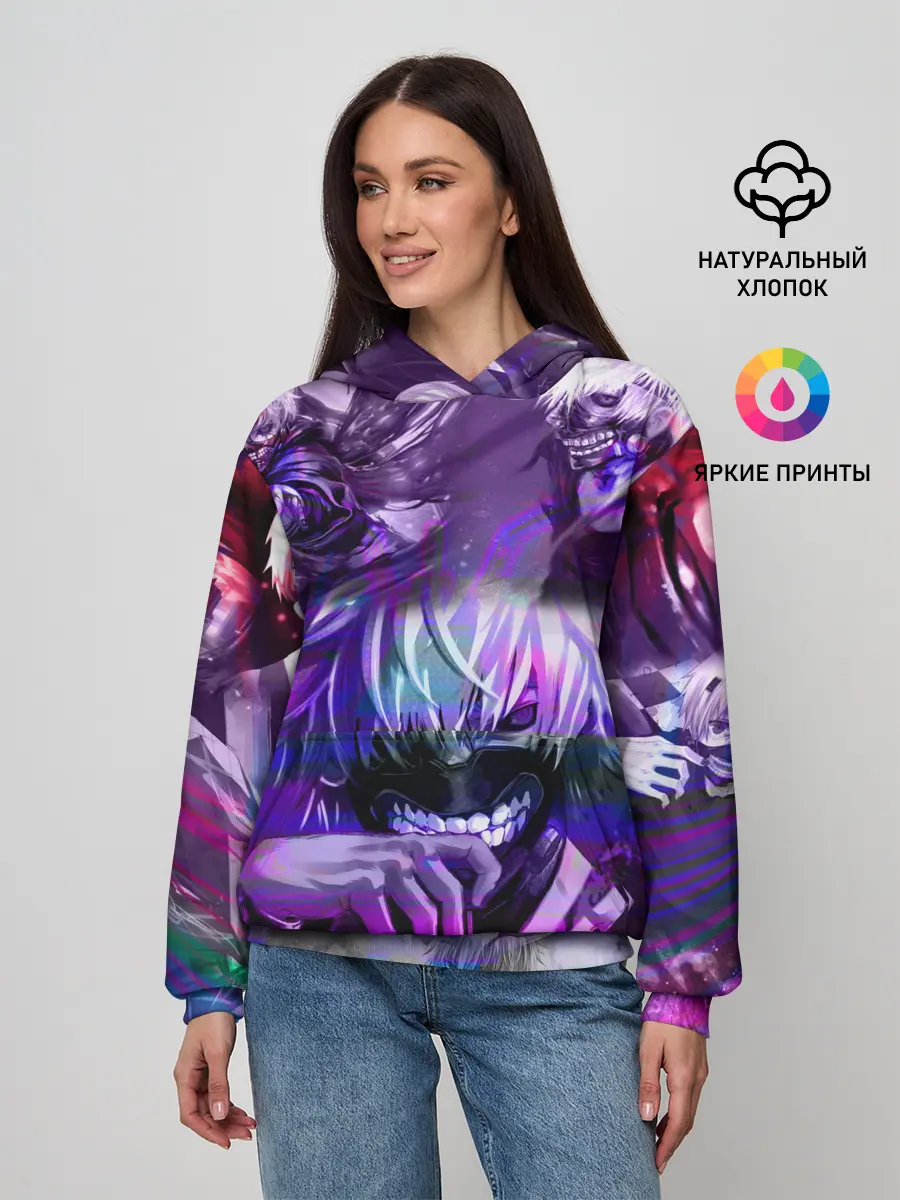 Женское худи / Ретро Рейв Гуль