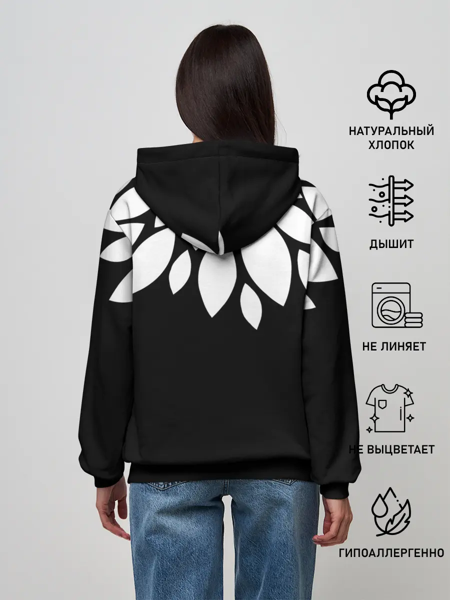 Женское худи / Лепестки