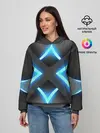 Женское худи / НЕОНОВЫЕ СТРЕЛКИ 3D