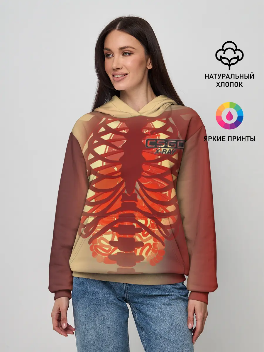 Женское худи / cs:go | X-Ray Style