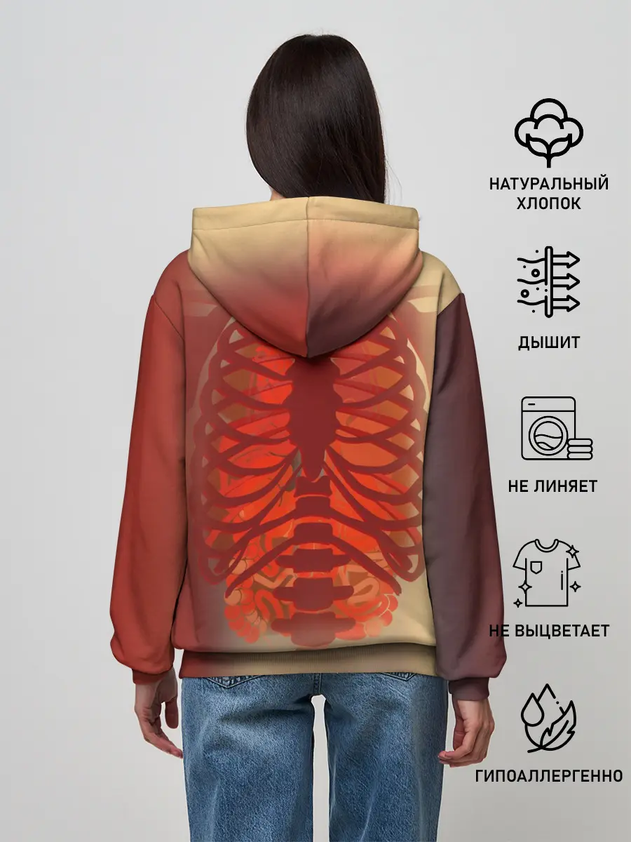 Женское худи / cs:go | X-Ray Style