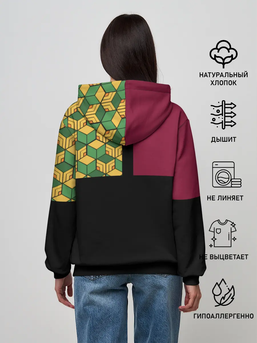 Женское худи / Гию Томиока Kimetsu no Yaiba