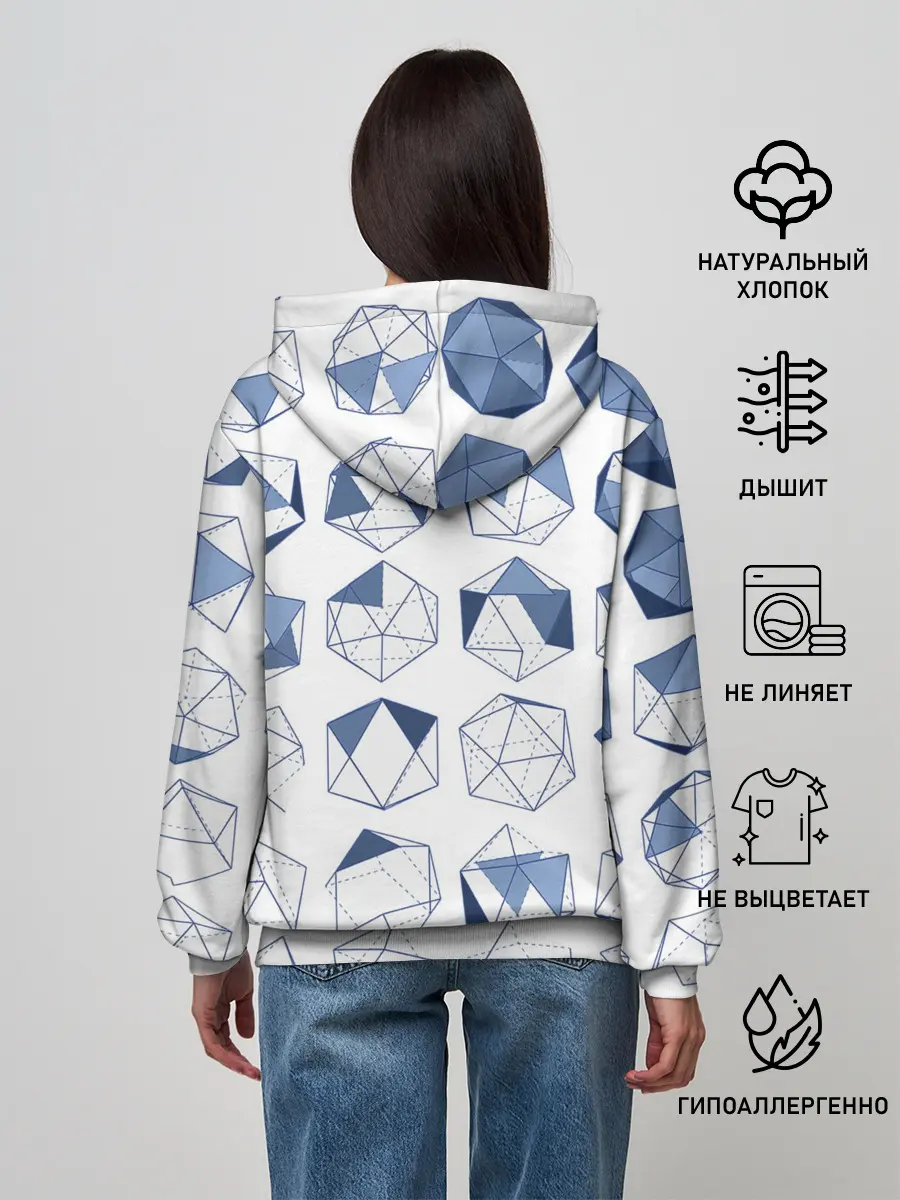 Женское худи / Геометрические фигуры