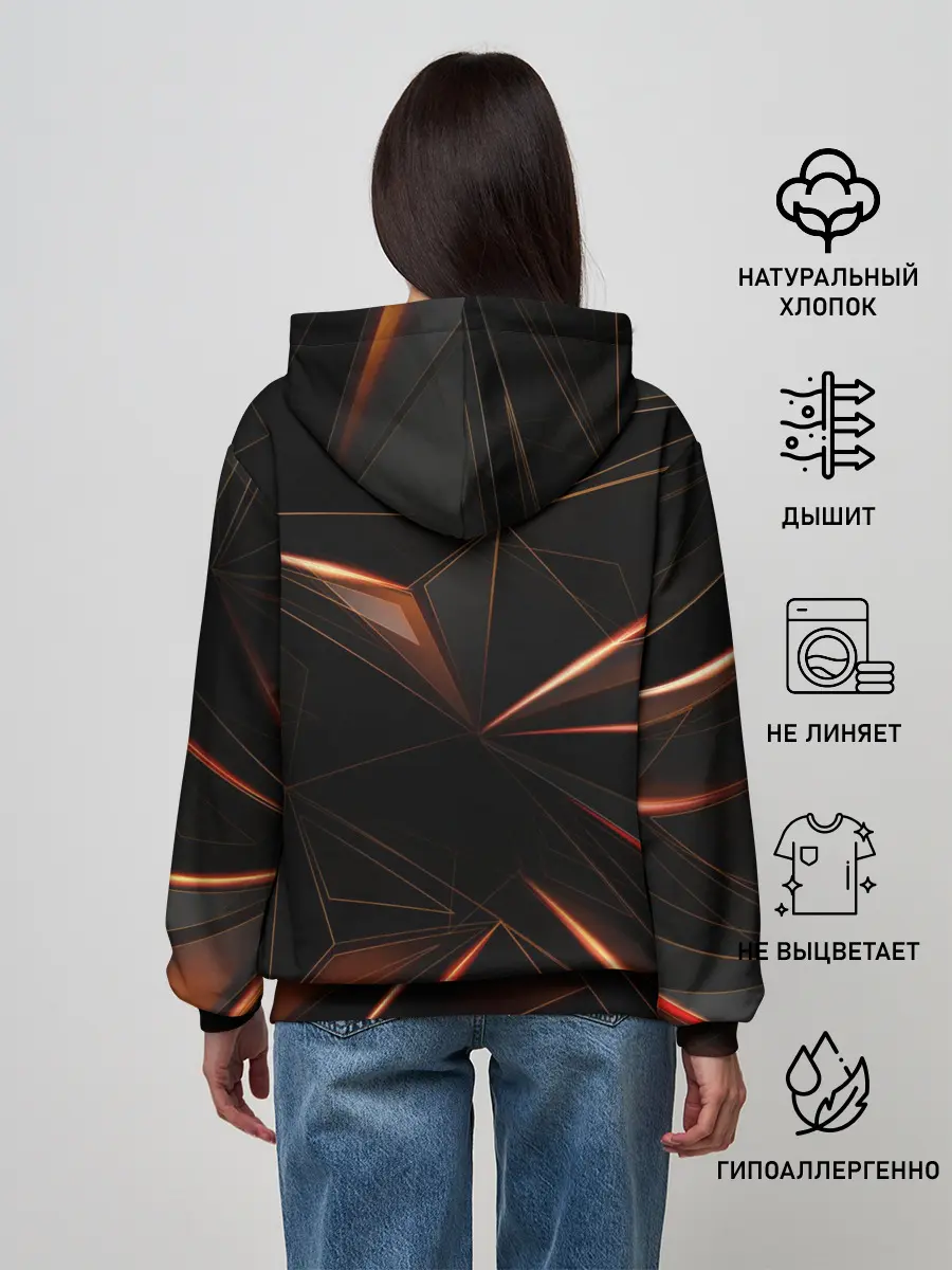 Женское худи / Геометрическая Абстракция