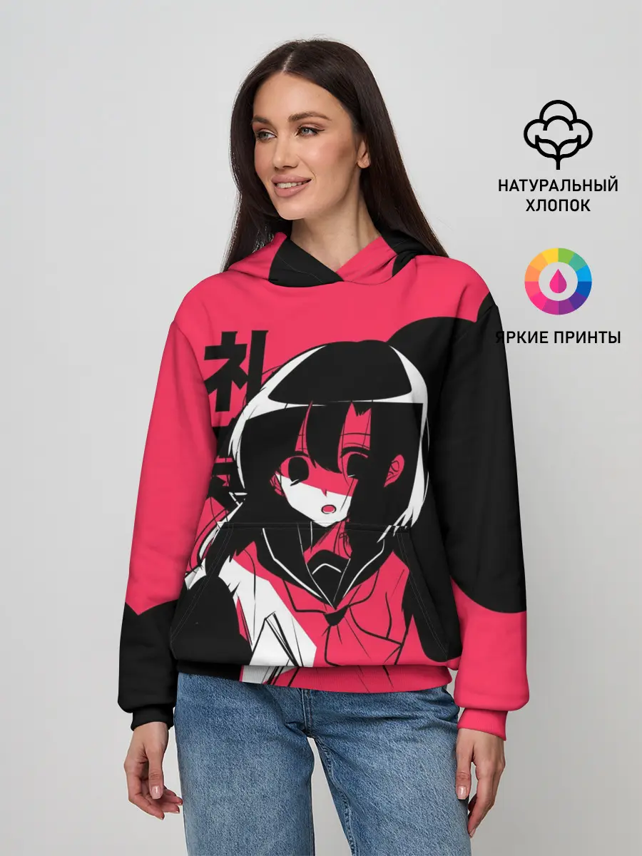 Женское худи / Rena Black Pink