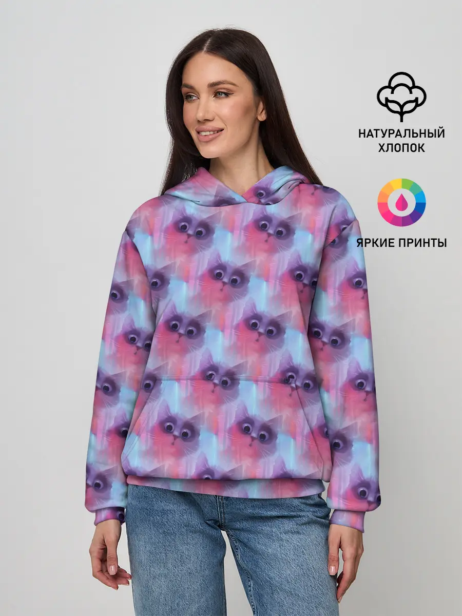 Женское худи / Котята