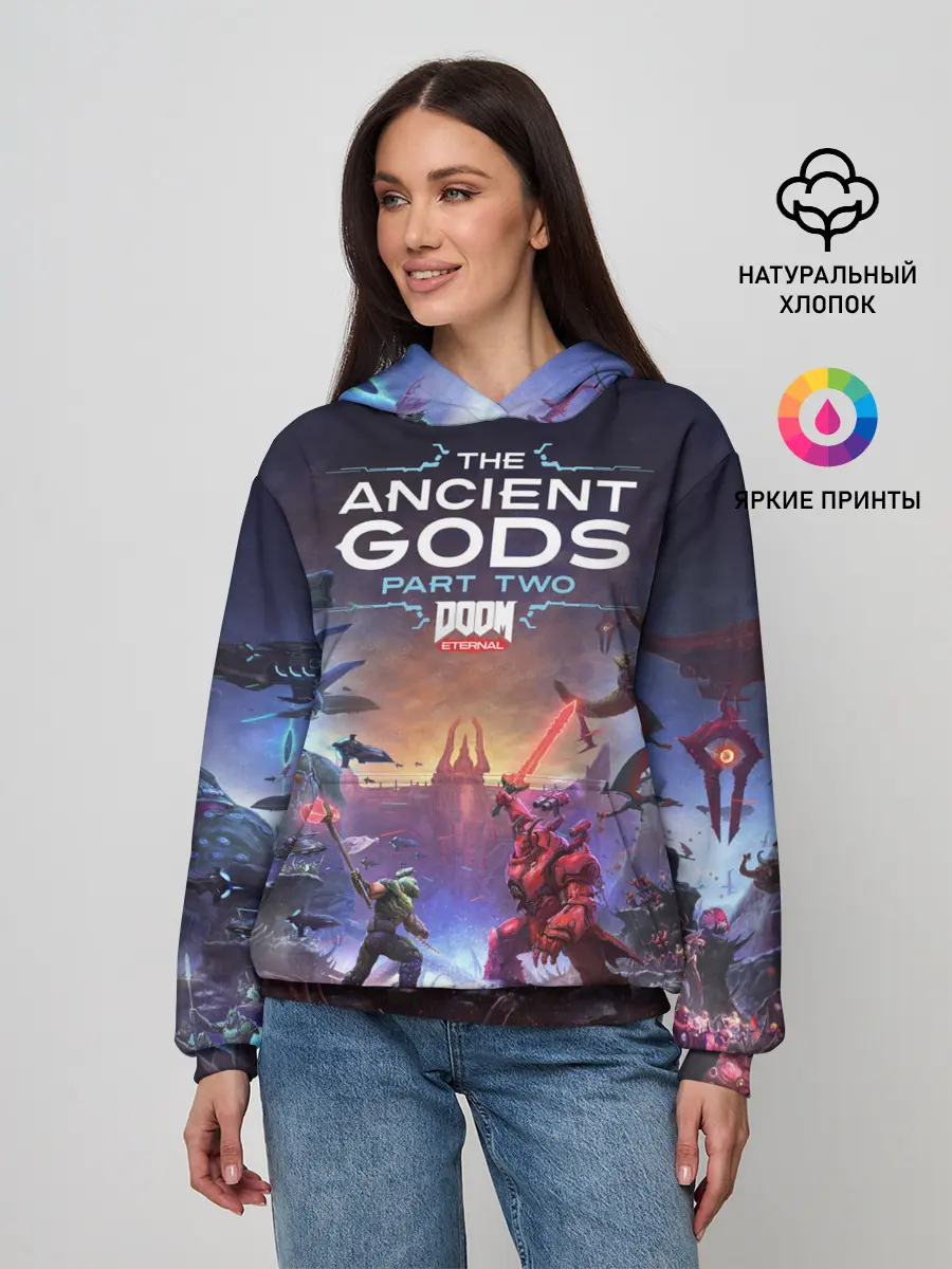 Женское худи / DOOM Eternal: The Ancient Gods