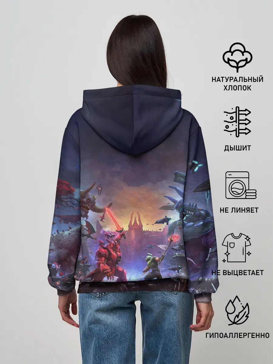Женское худи / DOOM Eternal: The Ancient Gods