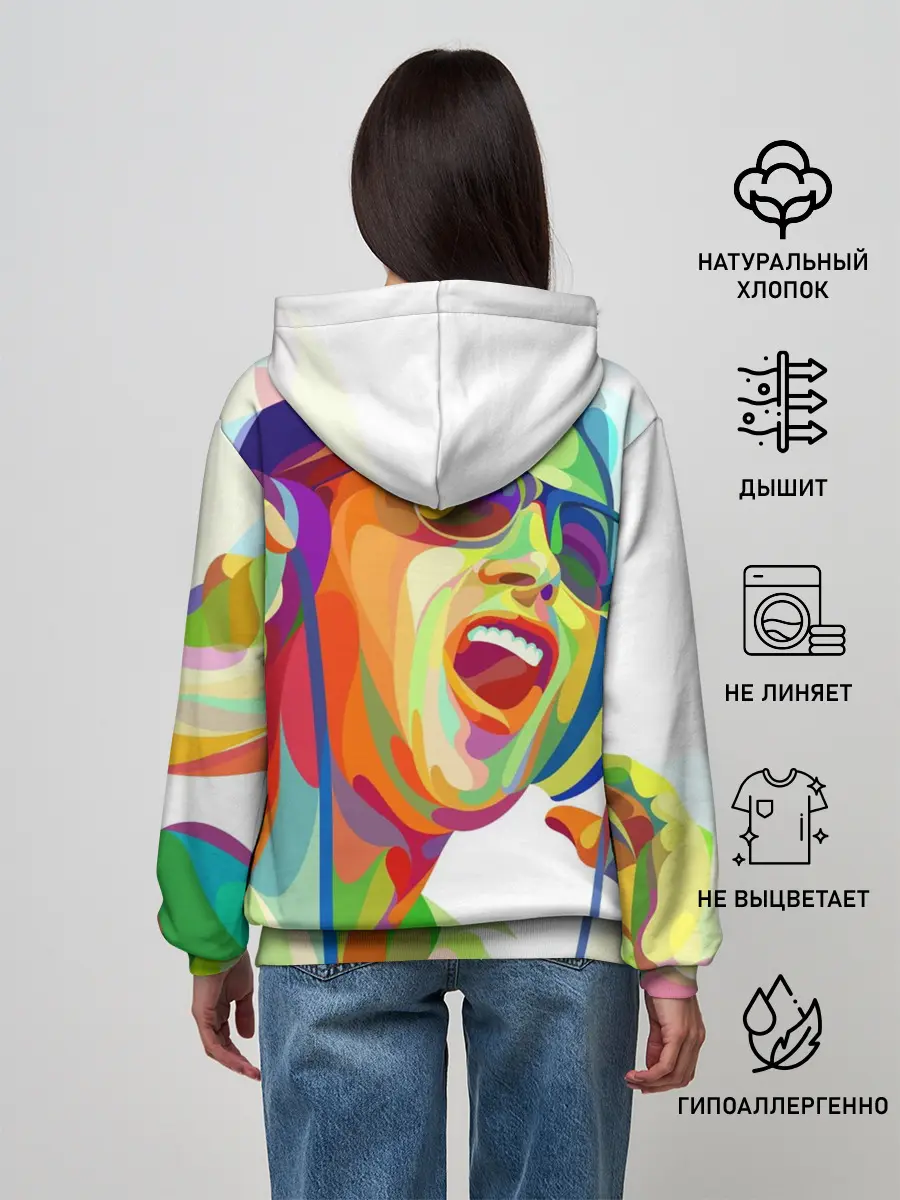 Женское худи / Слушаем Музыку