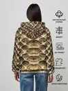 Женское худи / Змеиная кожа