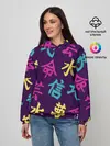 Женское худи / Japanese pattern