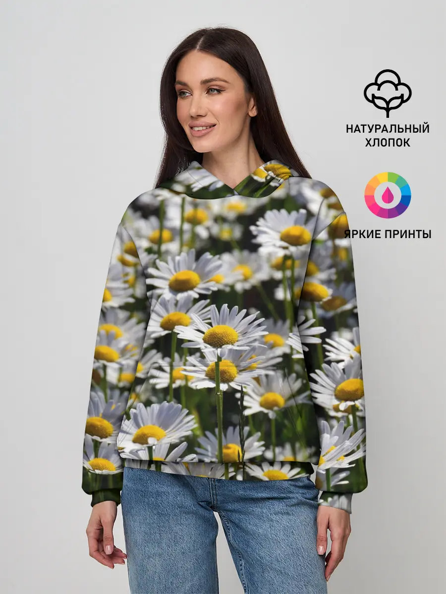 Женское худи / Ромашки