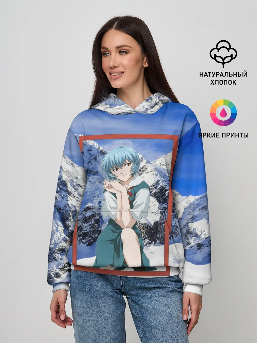 Женское худи / Рей Аянами