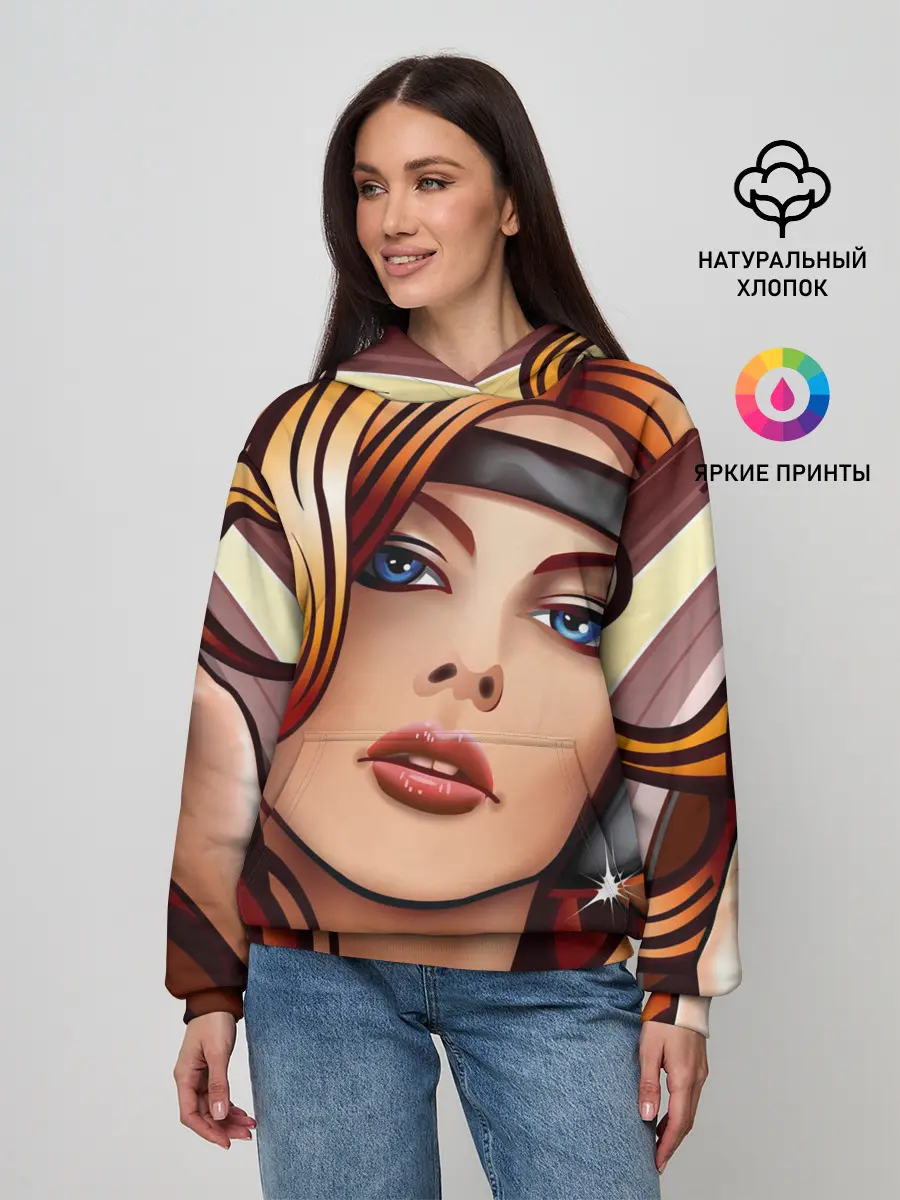 Женское худи / ДЕВУШКА