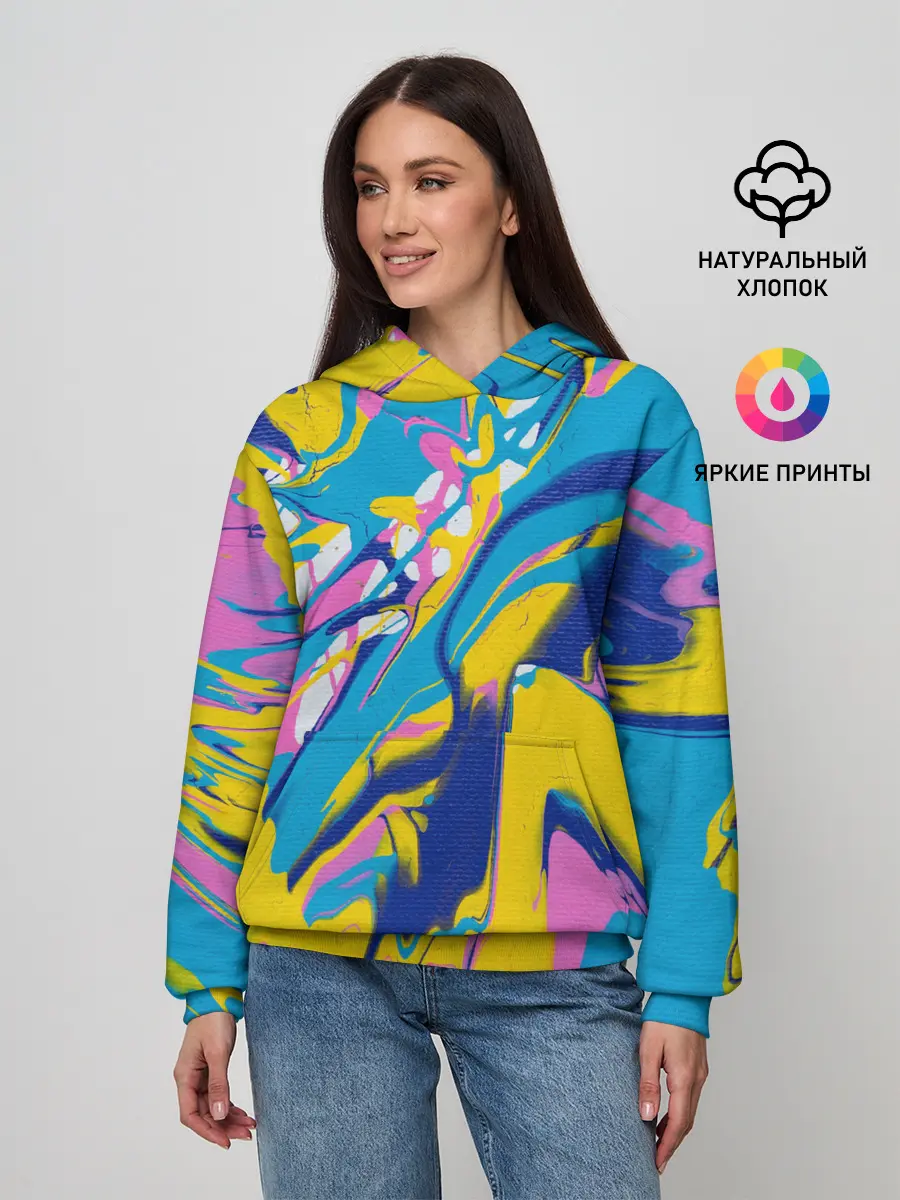 Женское худи / Клякса