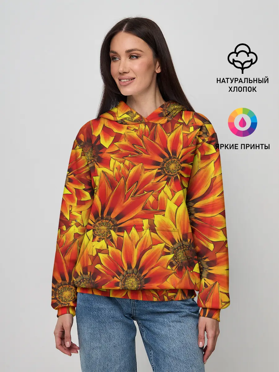 Женское худи / Цветы