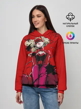 Женское худи / пантера persona 5