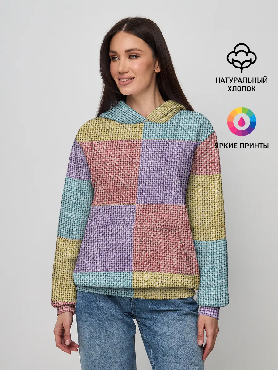 Женское худи / Patchwork