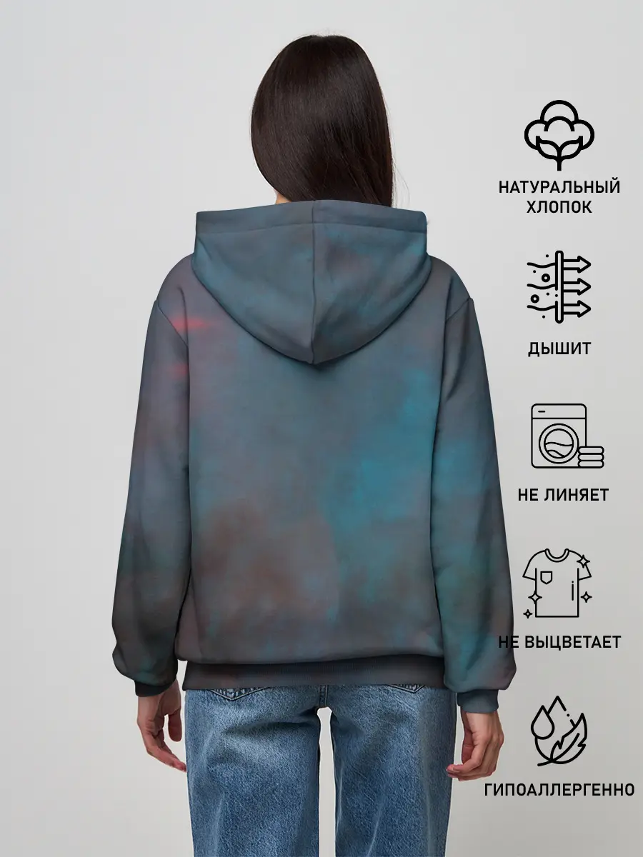 Женское худи / Batman, Cyborg VS Steppenwolf