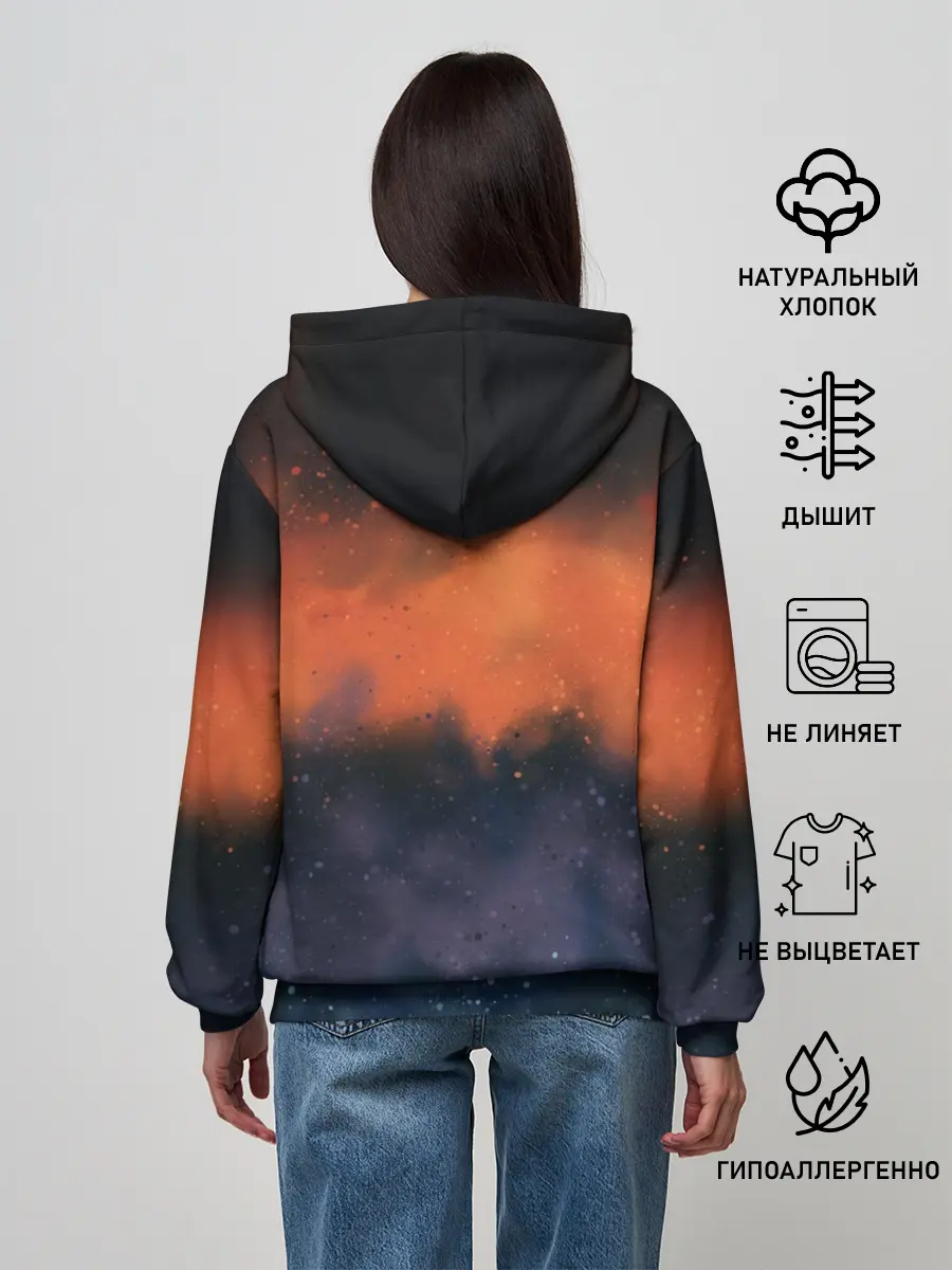 Женское худи / Darkseid VS Justice League