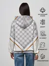 Женское худи / Luxury white & Gold